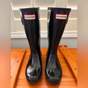 LIKE NEW! Hunter Kids Original Gloss Waterproof Rain Boot